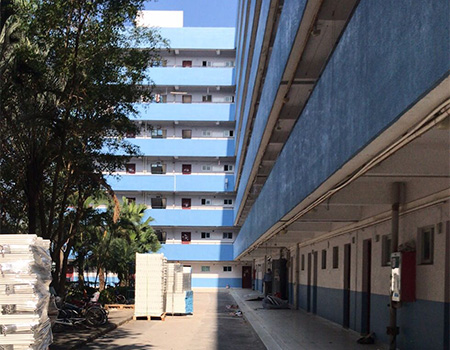 深圳廠區(qū)上下鋪鐵床到位！