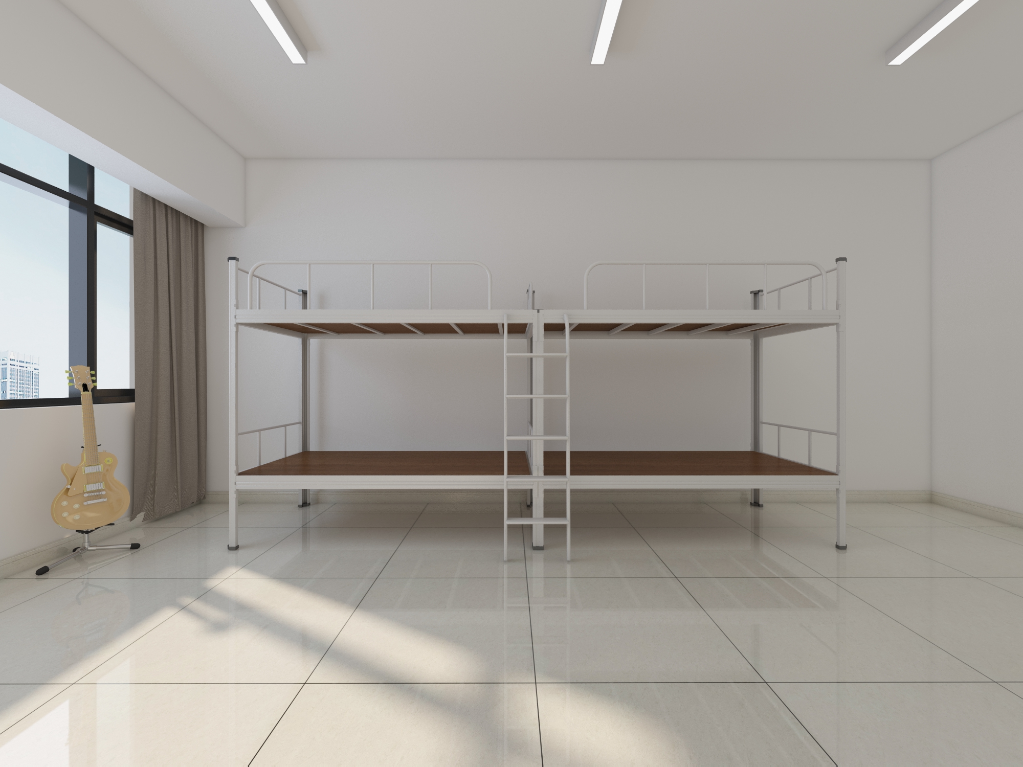 金屬雙層鐵床有什么顏色？