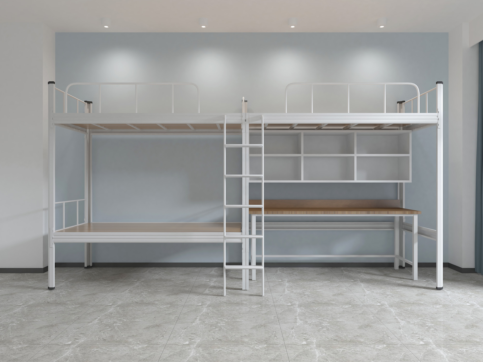 上下鋪鐵床響有什么辦法解決？